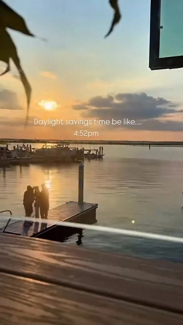 Sure, it gets dark earlier… but that just means an extra hour for cocktails, sunsets, and good company. ⏰🍸

🩵Doors open at 4pm

🍺Happy Hour | 4pm - 6pm

📍9317 Amherst Avenue, Margate, NJ