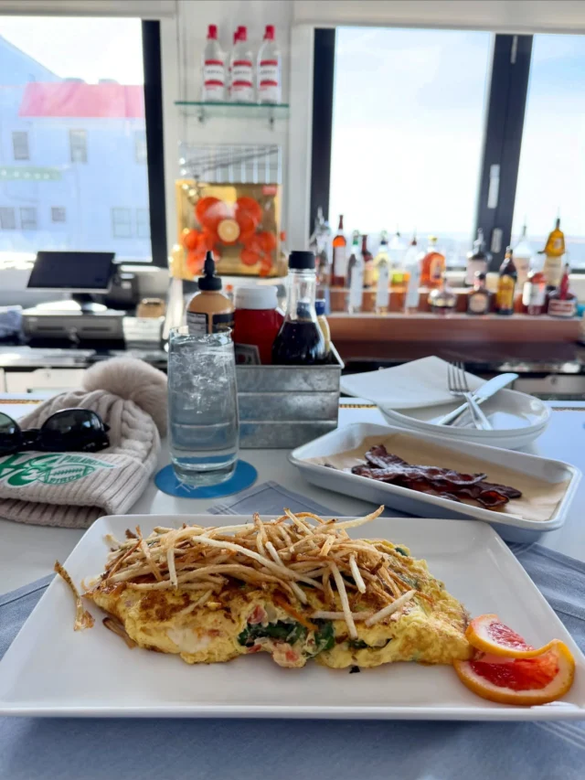 Join us for Brunch bayside beginning at 10:30am. Our daily omelet spin, made with four farm-fresh eggs (yes, four). Applewood smoked bacon on the side. Always.

🥞Brunch | 10:30am - 2:30pm

🍸Happy Hour | 3pm - 6pm

🎧DJ Royt | 7:30pm - 11pm

📍9317 Amherst Avenue, Margate, NJ