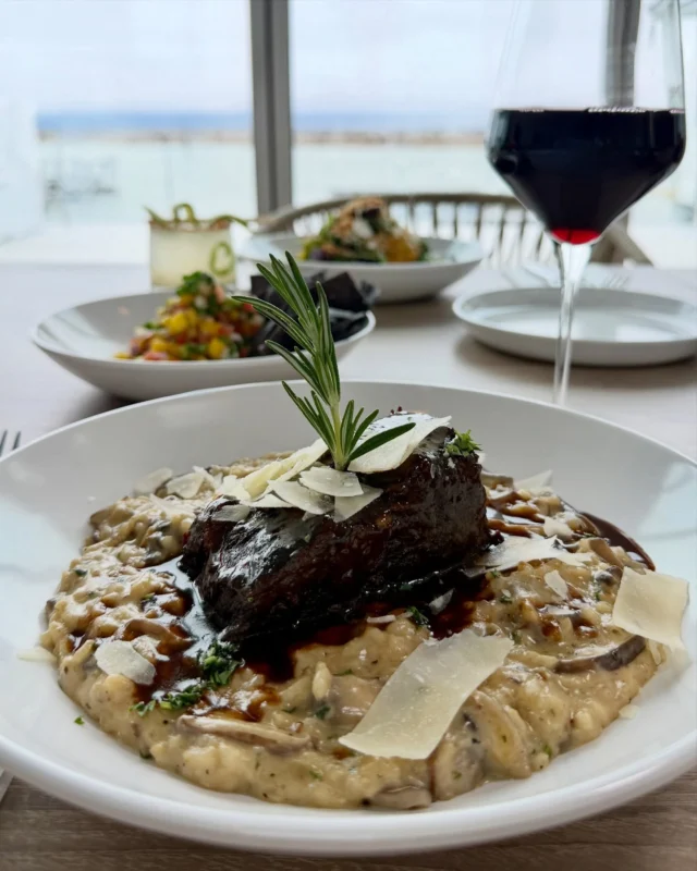 If you’ve ever had Chef Marsini’s Short Rib with shiitake & portobello mushroom risotto, you know it’s unforgettable. Change your dinner plans, this masterpiece is only on the menu this weekend.

Peppery arugula, golden and red beets, creamy goat cheese, crispy shallots, finished with a white balsamic dressing.

Observing lent? Enjoy our blackened swordfish, coconut rice, grilled asparagus, and bright pineapple salsa.

Citrus-kissed shrimp ceviche with sweet mango, crisp peppers, onion, and cilantro, served with blue corn tortilla chips.

📍9317 Amherst Avenue, Margate, NJ