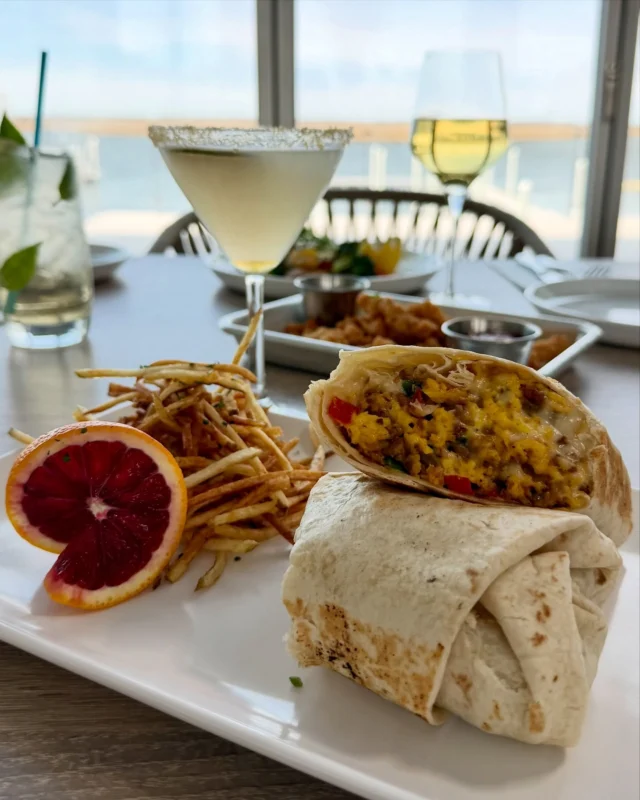 Let’s just say… Chef Marsini’s weekend specials are worth showing up for. There’s a lot happening today at Tideline, brunch bayside is just the beginning.

📸 Chorizo. Eggs. Peppers. Onions. Melted Cooper Sharp.
All wrapped in a warm flour tortilla and served with a side of crispy frites. 

🍸Happy Hour | 3pm - 6pm

☘️ Sandpipers Pipes + Drums Of Atlantic County | 5:15pm

🎧 DJ Robbie Rosato | 6pm - 11pm

🌅 Sunset 7:04pm

📍9317 Amherst Avenue, Margate, NJ