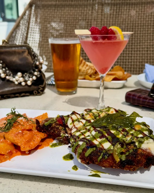 Chef Marsini’s Weekend Specials👨🏻‍🍳 Doors open at 10:30am. 

Crispy chicken cutlet layered with cherry peppers, fresh mozzarella, and parmesan, finished with pesto and a balsamic glaze, served alongside stuffed cheese rigatoni in a silky blush sauce.

Seared salmon, set over sautéed cabbage slaw with red bell pepper romanesco, finished with jumbo lump crab and a silky lemon butter sauce.

Grilled chicken pressed with smoky bacon, crisp lettuce, tomato, melted provolone, and a layer of chipotle king sauce.

📍9317 Amherst Avenue, Margate, NJ