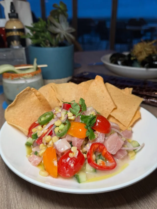 Two days of carbs? You deserve something light + fresh.

PERUVIAN CEVICHE | hamachi + leche de tigre. Fresh, balanced, and anything but boring.

🩵Doors open at 4pm

🌅Sunset 6:20pm

🥡Link in bio to order take out