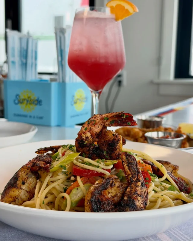 Chef Marsini’s Weekend Specials👨🏻‍🍳

✨Blackened shrimp nestled with a vibrant cherry tomato medley and tender asparagus, served over delicate thin spaghetti and finished in a silky white wine butter sauce.

✨Hand-breaded clam strips, fried golden and crispy, served with our house-made cocktail sauce and classic tartar.

🍸Happy Hour | 3pm - 6pm

🌅Sunset 5:48pm

🎸Live Music | Kat Rivers | 6pm - 9pm

📍9317 Amherst Avenue, Margate, NJ