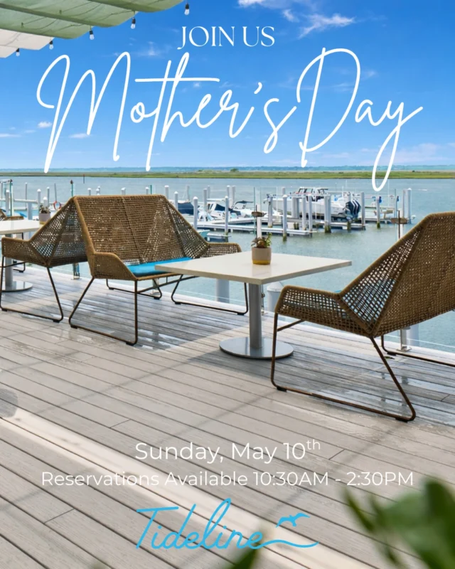 She said she doesn’t want anything… which somehow translates to “book the table.”

This Mother’s Day, treat her bayside with a view, because what she actually wants is a great meal, a great cocktail, and a little peace and quiet (we said what we said).

🩵Reservations available 10:30AM–2:30PM through Resy.
Reserve early, these go fast. Link in bio to book a table.

📍9317 Amherst Avenue, Margate, NJ

#tideline #mothersday #southjerseyfoodie #margate